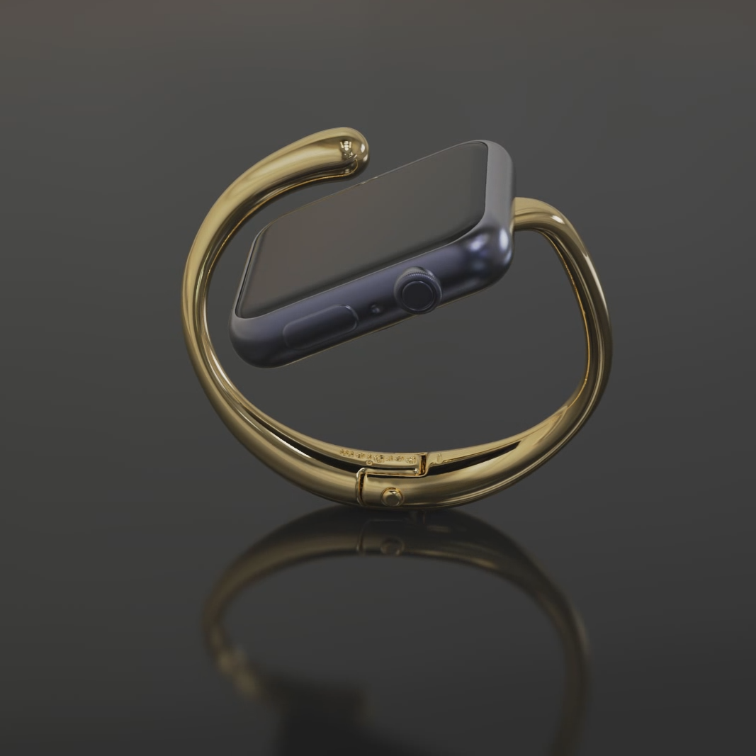 Rem 44 Cuff in 18K Gold Vermeil