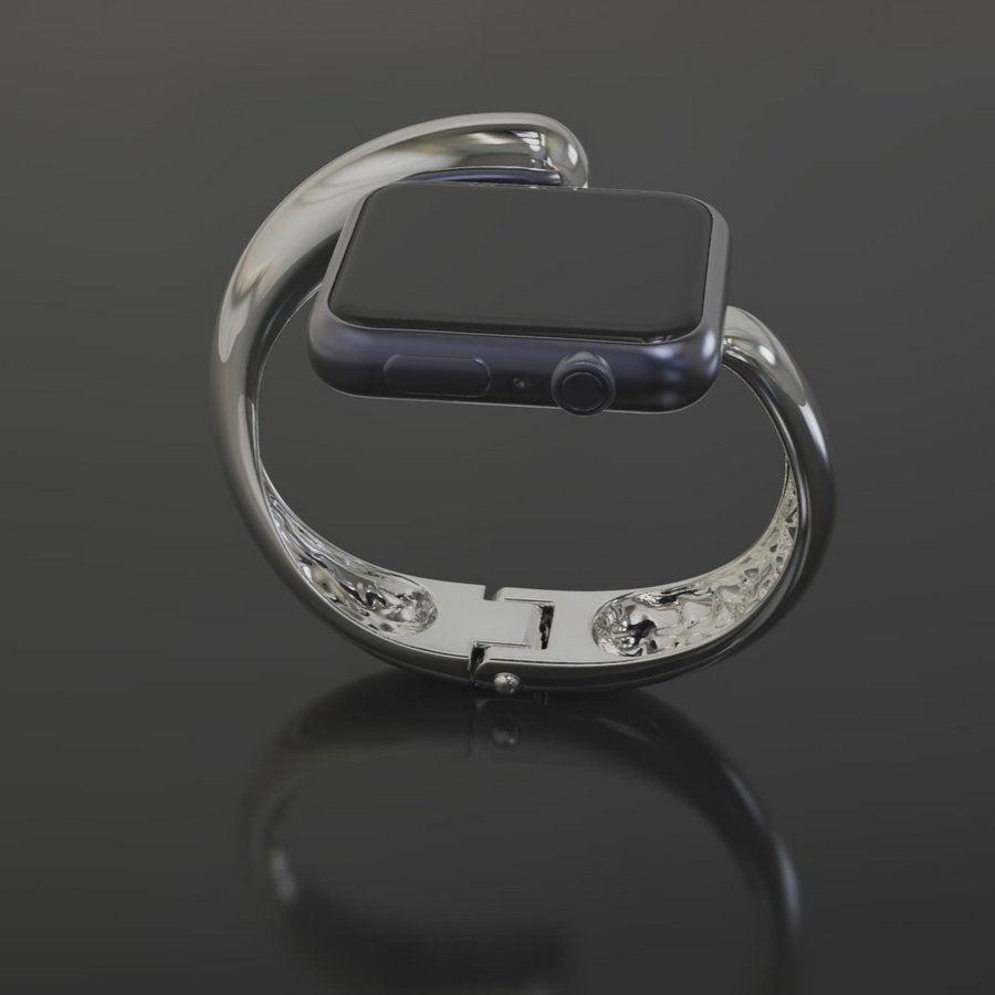 Rem Cuff in Sterling Silver-2